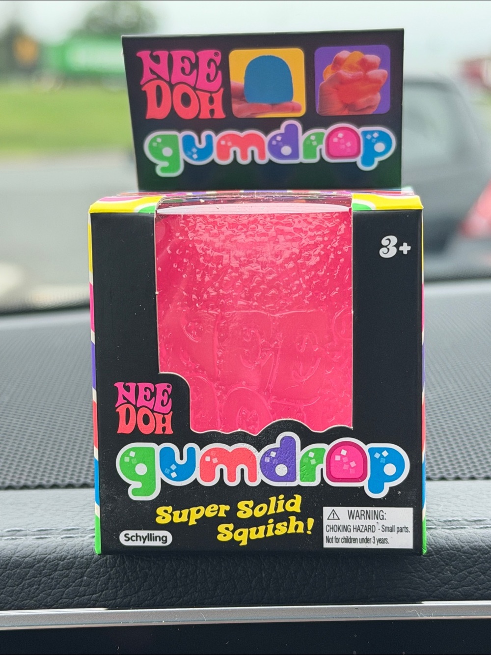 NEEDOH Schylling Gumdrop Super Solid Squish - Pink Brand New Authentic
